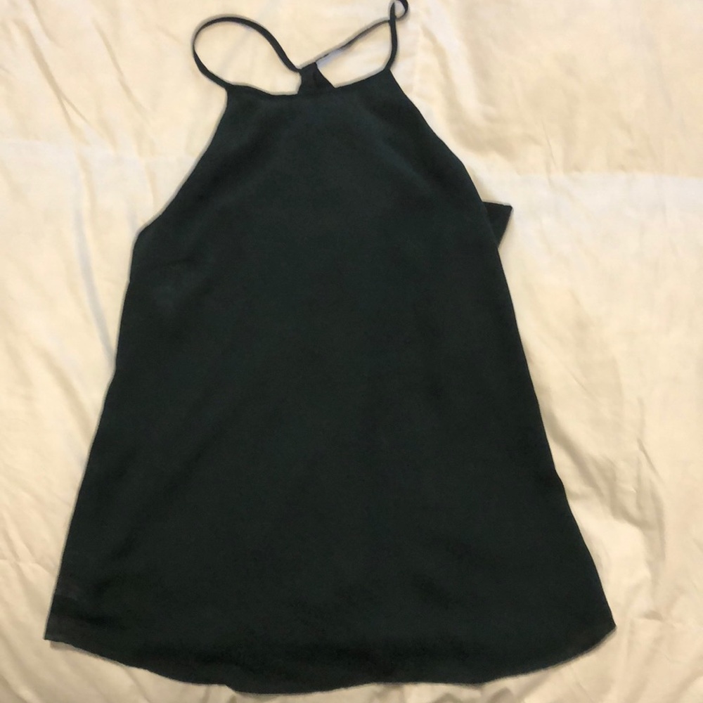 Green rw and co tank top